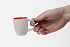 Кофейная кружка Pairy с ложкой, белая с красной - Фото 2