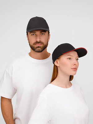 Бейсболка Buffalo, темно-серая (графит)