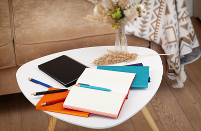 Ежедневник недатированный "Аскона", формат А5, гибкая обложка, черный