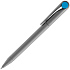Ручка шариковая Prodir DS1 TMM Dot, серая с голубым - Фото 2