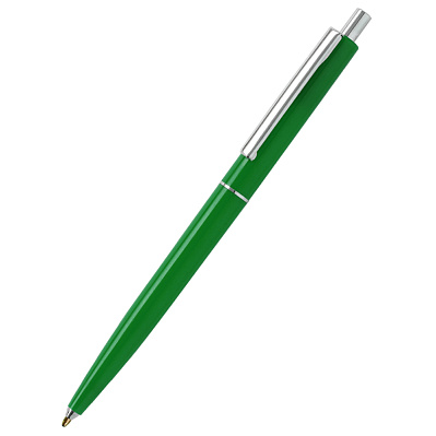 Ручка пластиковая Dot, зеленая (Зеленый)