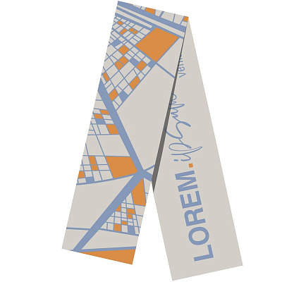 Шарф Tricksy Classic Net XXL на заказ полушерсть