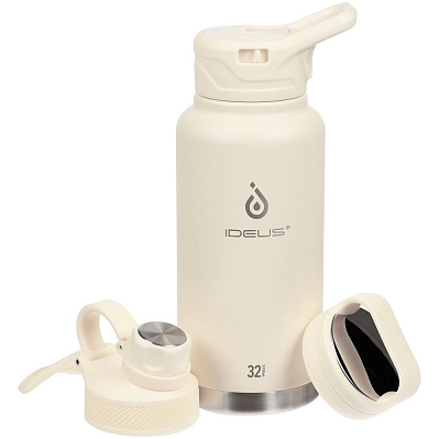 Термобутылка Fujisan XL, белая (молочная) (Белый)