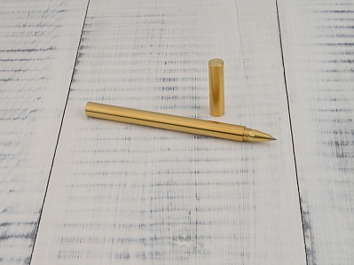 Ручка металлическая гелевая Перикл (Золотистый)