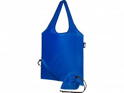 Складная эко-сумка Sabia из вторичного ПЭТ (Ярко-синий)