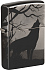 Зажигалка ZIPPO Classic с покрытием Black Ice®, латунь/сталь, чёрная, глянцевая, 38x13x57 мм - Фото 1