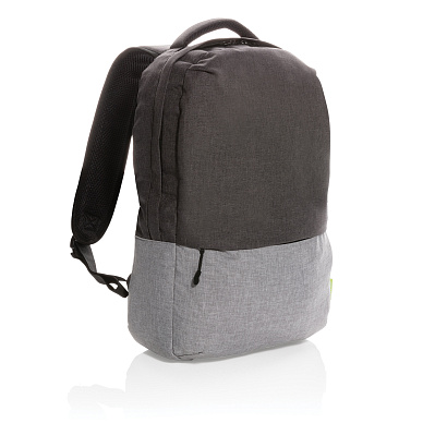 Рюкзак для ноутбука Duo color 15.6” с RFID защитой (не содержит ПВХ) (Серый;)