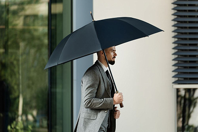 Зонт-трость Represent, черный