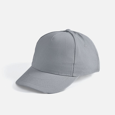 Бейсболка Long Beach, серая (Серый)