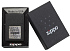 Зажигалка ZIPPO Logo с покрытием Black Crackle™, латунь/сталь, чёрная, матовая, 38x13x57 мм - Фото 3