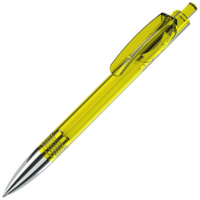 Ручка шариковая TRIS CHROME (Желтый, серебристый)