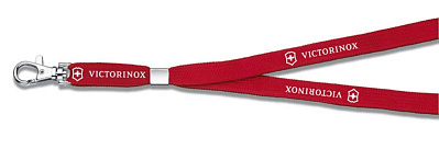 Шнурок на шею VICTORINOX, с карабином , полиэстер / цинковый сплав (Красный)