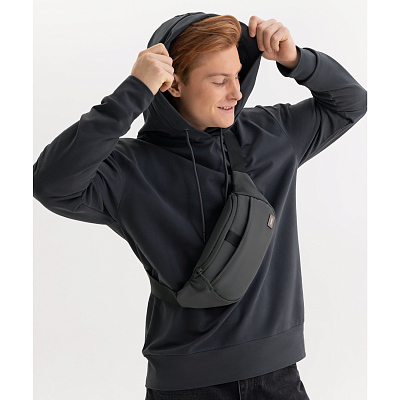 Худи с капюшоном, унисекс ALEX антрацит, размер L