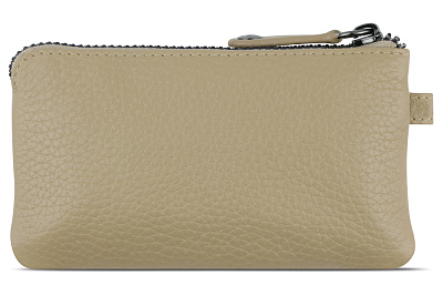 Ключница BUGATTI Elsa, песочного цвета, воловья кожа/полиэстер, 12,5х0,5х7 см