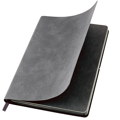 Ежедневник A5 недатированный Massimo в мягком переплёте, серый