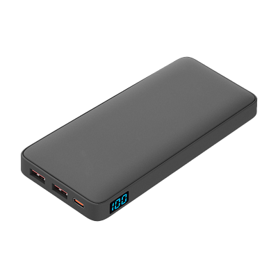 Внешний аккумулятор с подсветкой Анкор Плюс PD (Ancor PD Plus) 10000 mAh  (Серый)