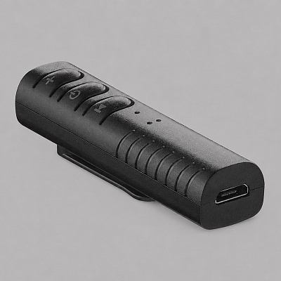 Bluetooth ресивер, BT 5.0, 90 мАч (Чёрный)