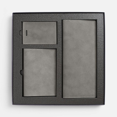 Набор Nubuk Trio, серый