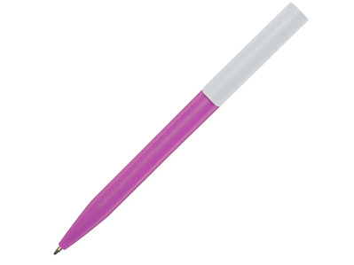 Ручка пластиковая шариковая Unix из переработанной пластмассы (Пурпурный)