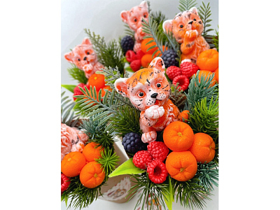 Мыло ручной работы Тигренок в стакане