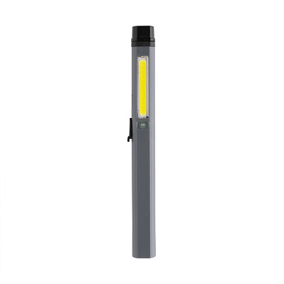 Фонарь-ручка Gear X из переработанного пластика RCS, COB и LED (Серый; черный)