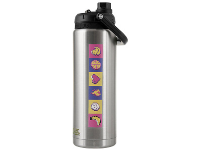 Вакуумный термос Canyon Jug, 1430 мл, с УФ-печатью (Серебристый)