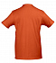Футболка мужская с контрастной отделкой Madison 170, оранжевый/белый - Фото 2