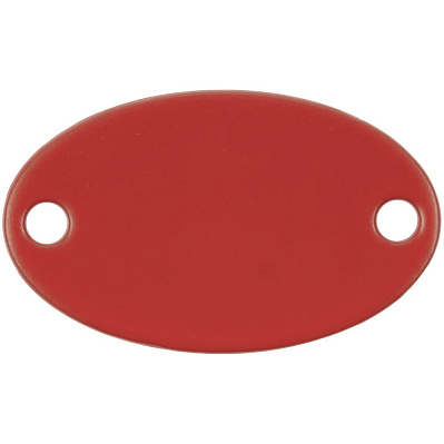 Шильдик металлический Alfa Oval  (Красный)