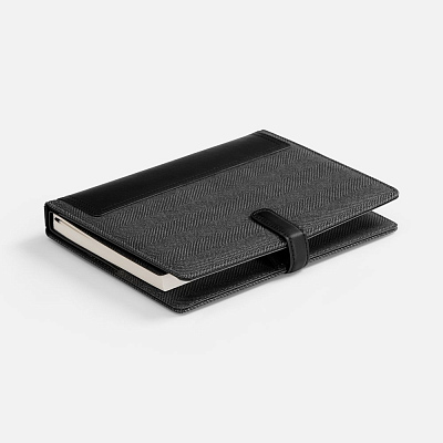Ежедневник-органайзер Twill, недатированный, черный