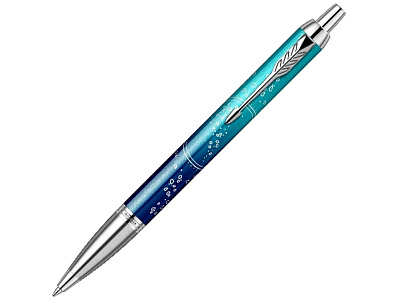 Ручка шариковая Pix Parker IM Royal (Голубой, синий, серебристый)