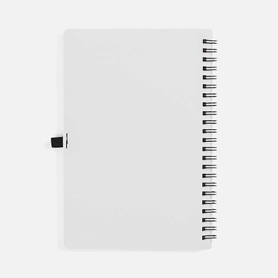 Блокнот на пружине Stone Line, белый