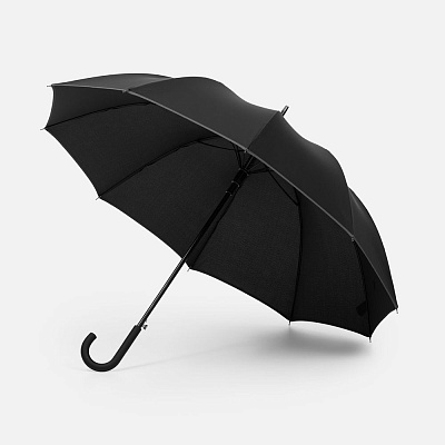 Зонт-трость Abrego, черный (Чёрный)