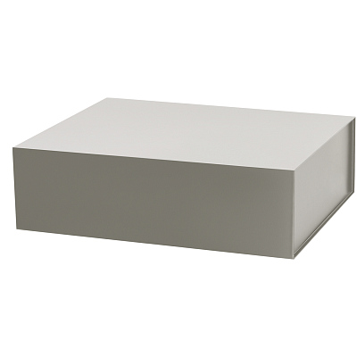 Подарочная коробка-трансформер большая, серая