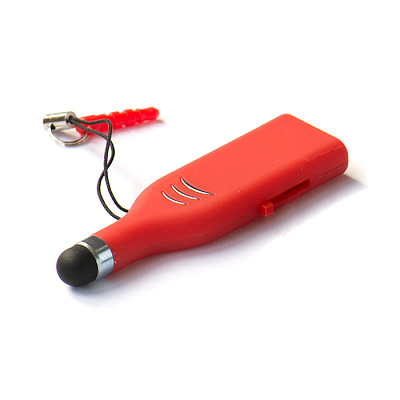 Пластик 02 Стилус, красный, 4Гб