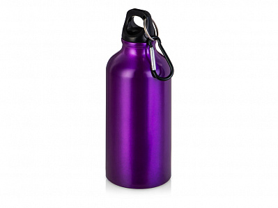 Бутылка Hip S с карабином, 400 мл (Пурпурный)