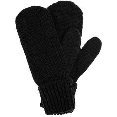 Варежки Brugge, черные (Чёрный)