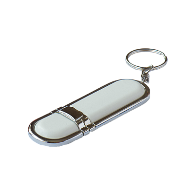 Кожа 03, белый, 4Гб, переходник мини-универсальный