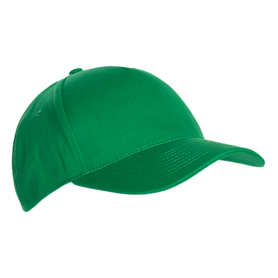 Бейсболка STAN 5 клиньев хлопок 150, 10L (Зелёный)