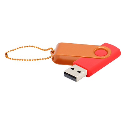 Флешка Designer To Go 2.0 USB 16Gb  (Красный/Оранжевый)