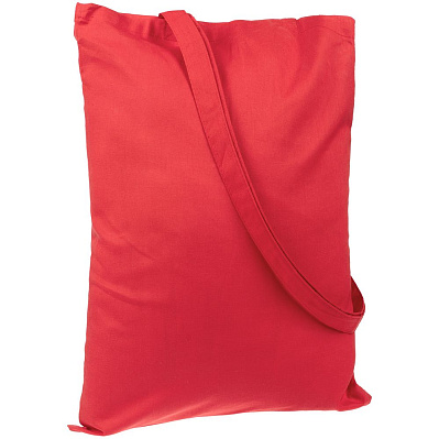 Холщовая сумка Basic 105, красная (Красный)