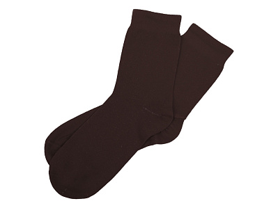 Носки однотонные Socks мужские (Шоколадный)