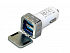 Квадратная автомобильная зарядка на 2 USB-порта - Фото 2