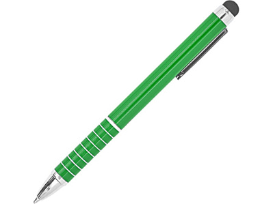 Ручка-стилус металлическая шариковая CANAIMA (Зеленый)