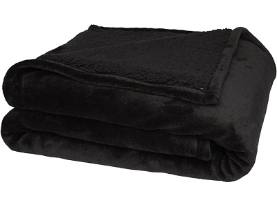 Двусторонний плед  Эшн из переработанной шерпы