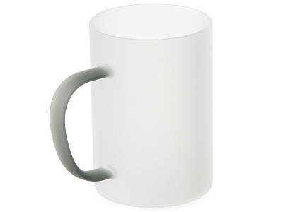 Стеклянная матовая кружка для сублимации Акцент