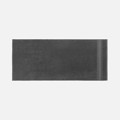 Полотенце махровое Terrychic, среднее, темно-серое