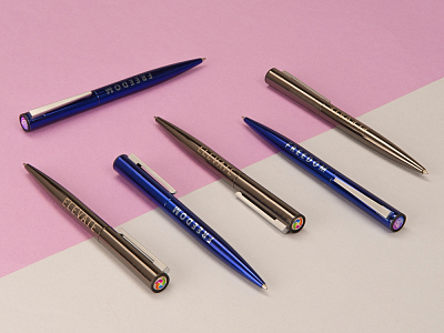 Ручка металлическая шариковая Icicle