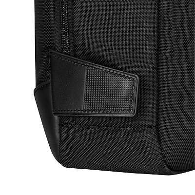 Сумка через плечо VICTORINOX Architecture Urban2 Crossbody Bag, черный, полиэстер/кожа, 22x9x28 см, 6 л