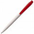 Ручка шариковая Senator Dart Polished, бело-красная - Фото 3