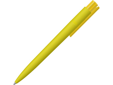 Ручка металлическая шариковая RECYCLED PET PEN PRO K transparent GUM soft-touch (Желтый)